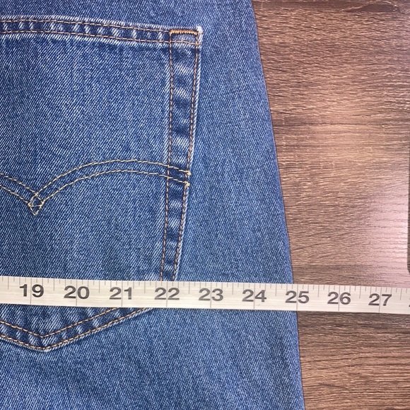 Pre Owned Levi's Blue Relaxed Fit Men's Jeans 42x34 - Picture 9 of 10